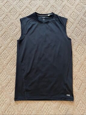 DSG Men’s Black Sleeveless Athletic Tank Top